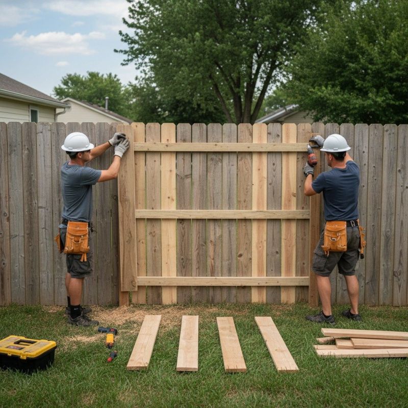 Wood Fence Installation