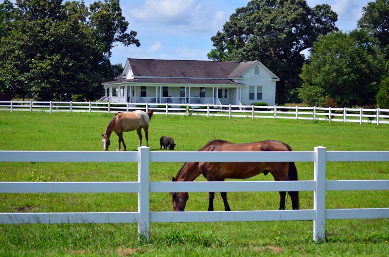 Farm Fence Installation detail