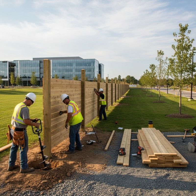Local Farm Fence Installation pros at work